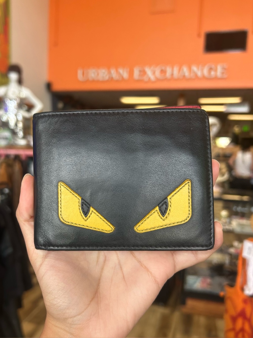Fendi Monster Eyes Bifold Wallet